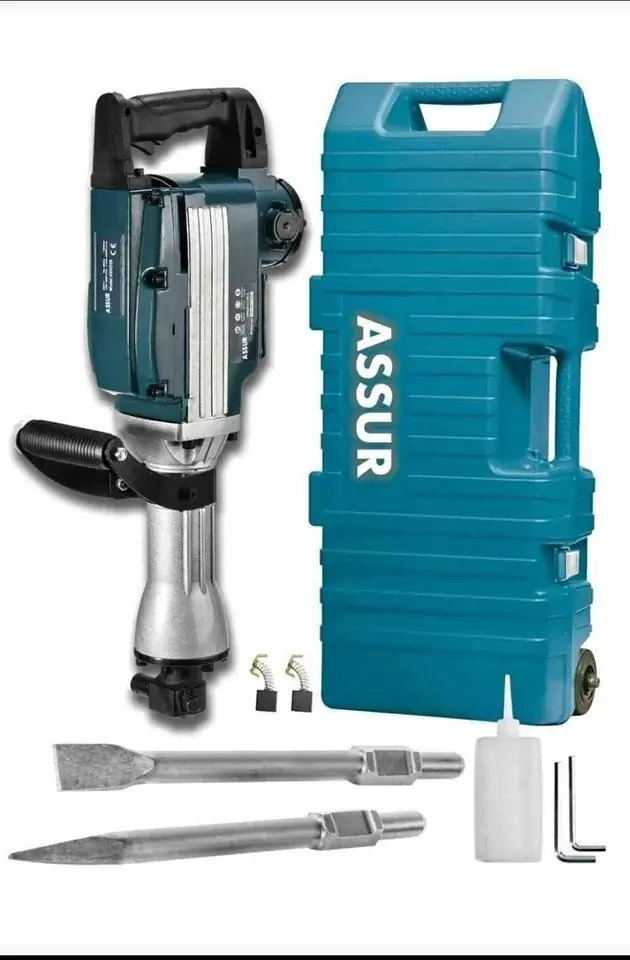 Ürün görseli: Profesyonel Beton Asfalt Yıkım Kırıcı Hilti 1800W Güçlü Motor SDS Max Mandren 60 Joule Darbeli 16 Kg Usta Tipi Ağır Kırıcı Makine