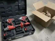3 lü Profesyonel Elektrikli El Aletleri Seti Kırıcı Delici Hilti Darbeli Matkap ve 125 mm Avuç Taşlama Spiral Makinesi Kombo Set - Müşteri yorum fotoğrafı 2